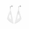 Pendientes Geo Fan Atelier plata
