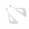 Pendientes Geo Fan Atelier plata