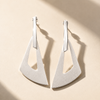 Pendientes Geo Fan Atelier plata