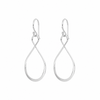 Pendientes Twist Drop Atelier plata