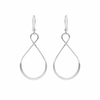 Pendientes Twist Drop Atelier plata