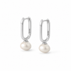 Pendientes Pearl Drop Atelier plata