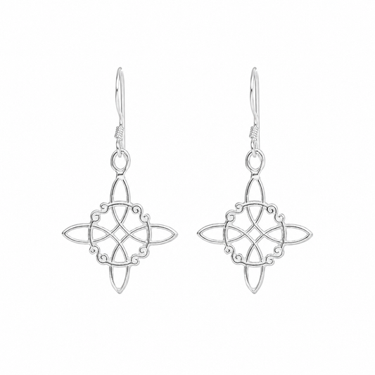 Pendientes Celtic Lace Atelier plata