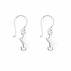 Pendientes Cat Atelier plata