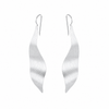 Pendientes Satin Wave Atelier plata
