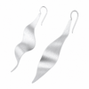 Pendientes Satin Wave Atelier plata