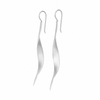 Pendientes Satin Wave Atelier plata