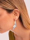 Pendientes Satin Wave Atelier plata