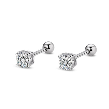 Pendientes Mini Crystal plata