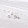 Pendientes Mini Crystal plata