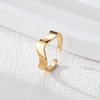 Anillo Ona plata baño en oro de 18kt