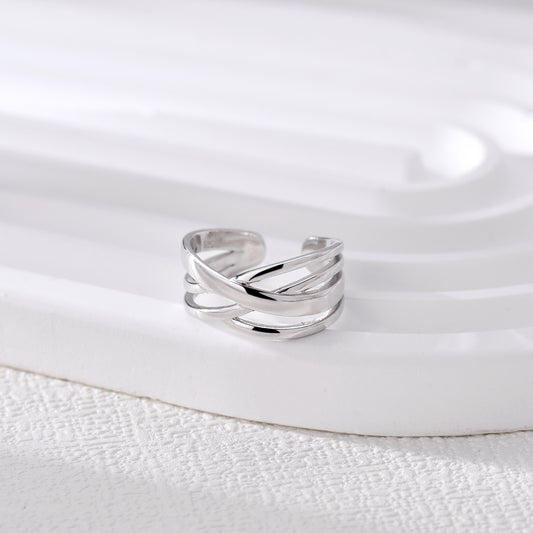 Anillo Silver Flow plata
